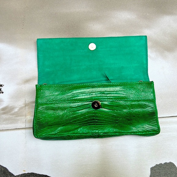 Daniella Ortiz luxury April lizard leather Clutch - Picture 4 of 12